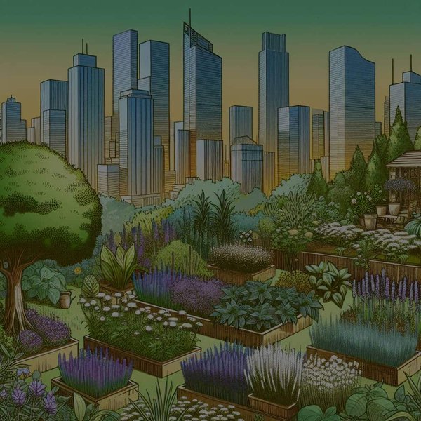 Quelles plantes utiliser pour un jardin thérapeutique en milieu urbain ?