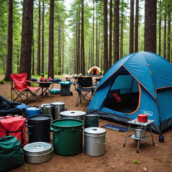Comment préparer un déménagement pour une maison avec des équipements de camping ?